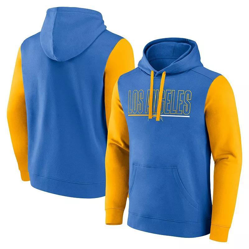 Men's Fanatics Red/Gold Kansas City Chiefs Outline Pullover Hoodie, Size: Large Product Image