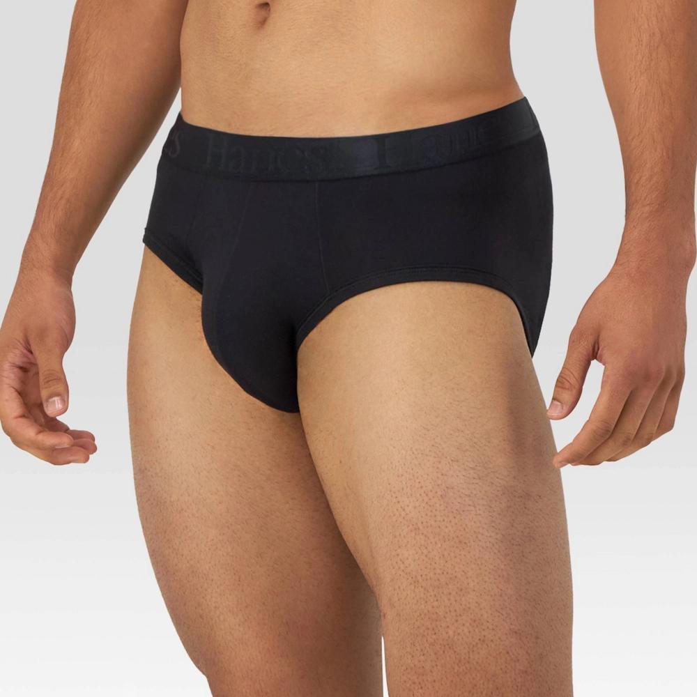 Hanes Originals Premium Men's SuperSoft Briefs 3pk - Blue/Black Product Image