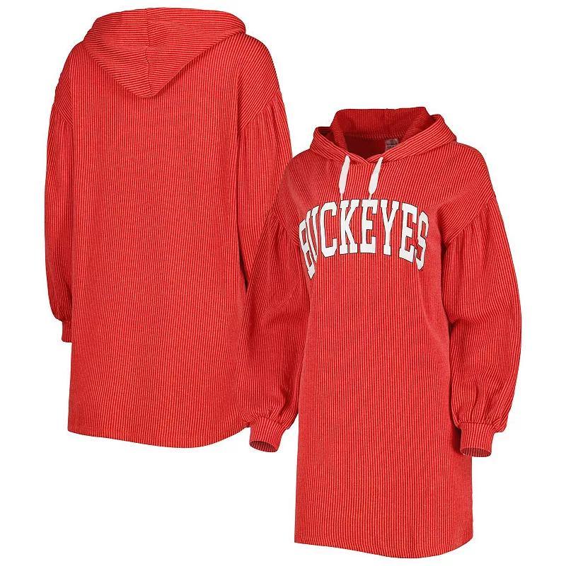 Women's Gameday Couture Scarlet Ohio State Buckeyes Game Winner Vintage Wash Tri-Blend Dress, Size: Medium, Red Product Image