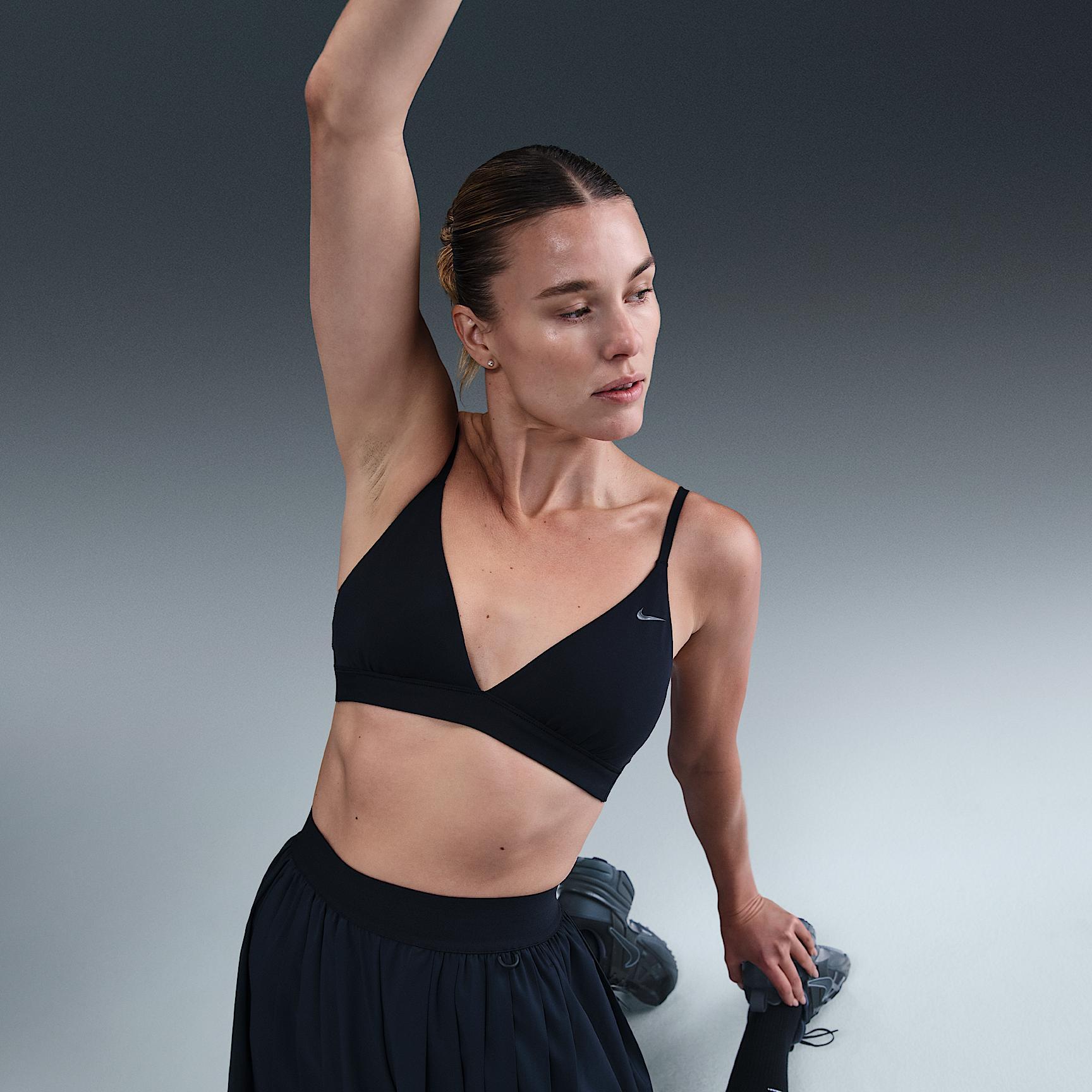 Nike Women's Form Light-Support Non-Padded Triangle Sports Bra Product Image