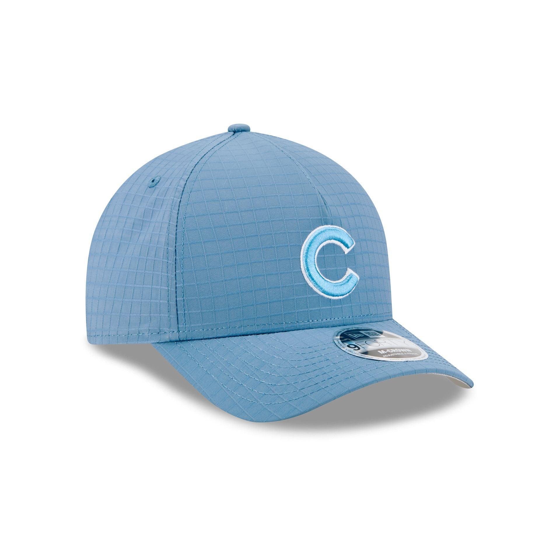 Chicago Cubs Blue Ripstop 9FORTY M-Crown A-Frame Snapback Hat Male Product Image