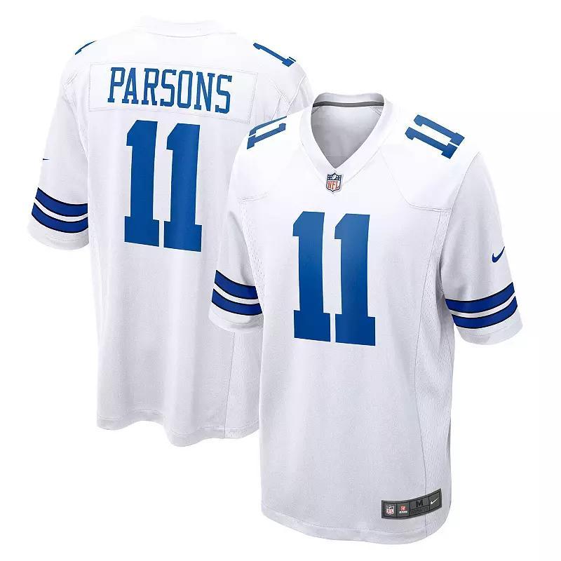 Men's Nike Micah Parsons White Dallas Cowboys Game Jersey, Size: 3XL Product Image