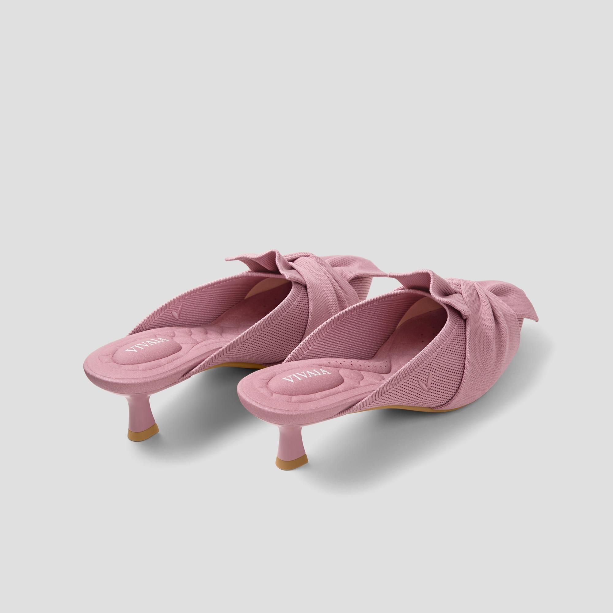 Pointed-Toe Bow Sandals (Samira) Product Image