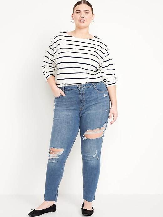 Extra High-Waisted Rockstar 360 Stretch Super-Skinny Jeans Product Image