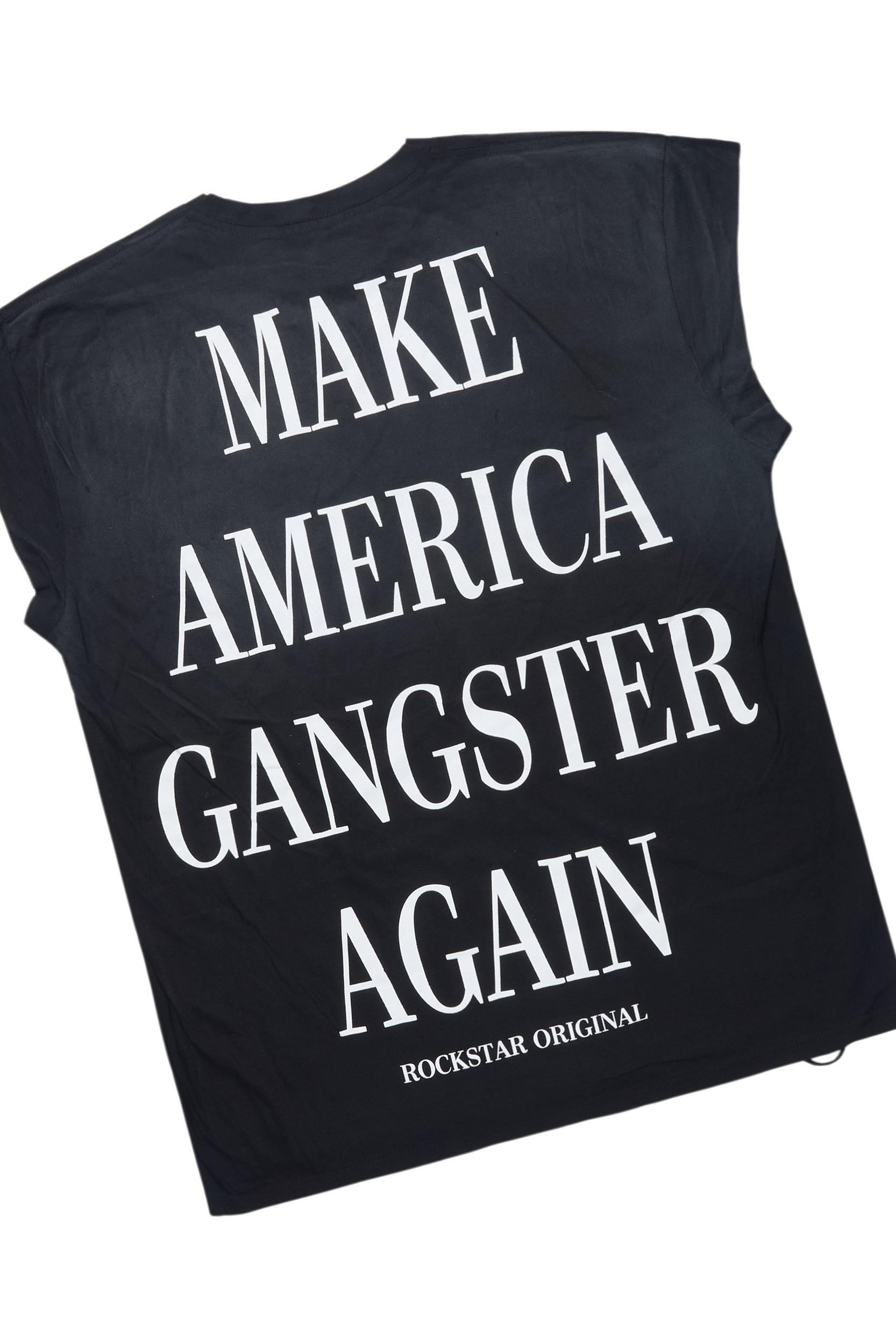 Drako Black Muscle Tee/Denim Jort Set Male Product Image