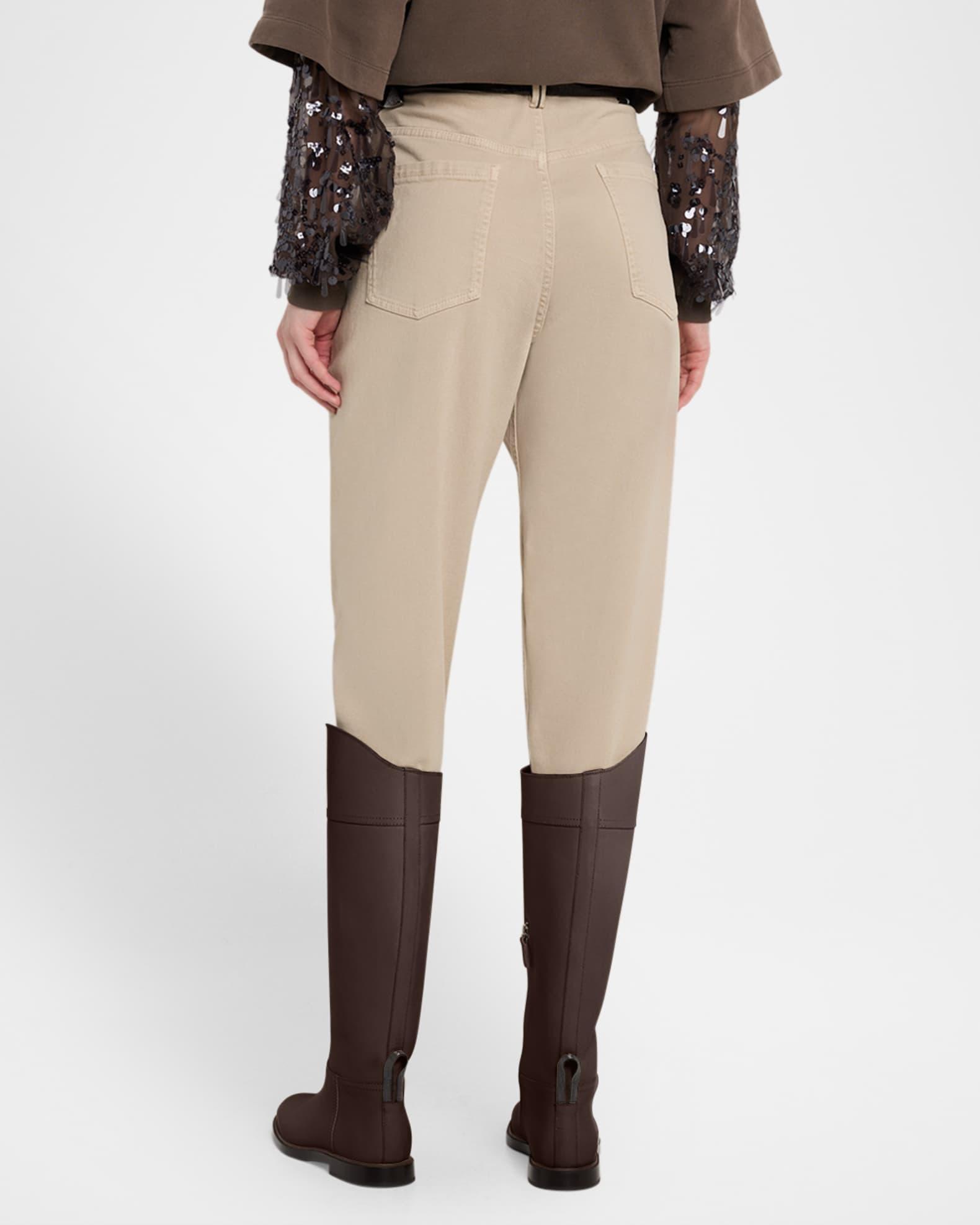 Stretch Denim Straight-Leg Jeans Product Image