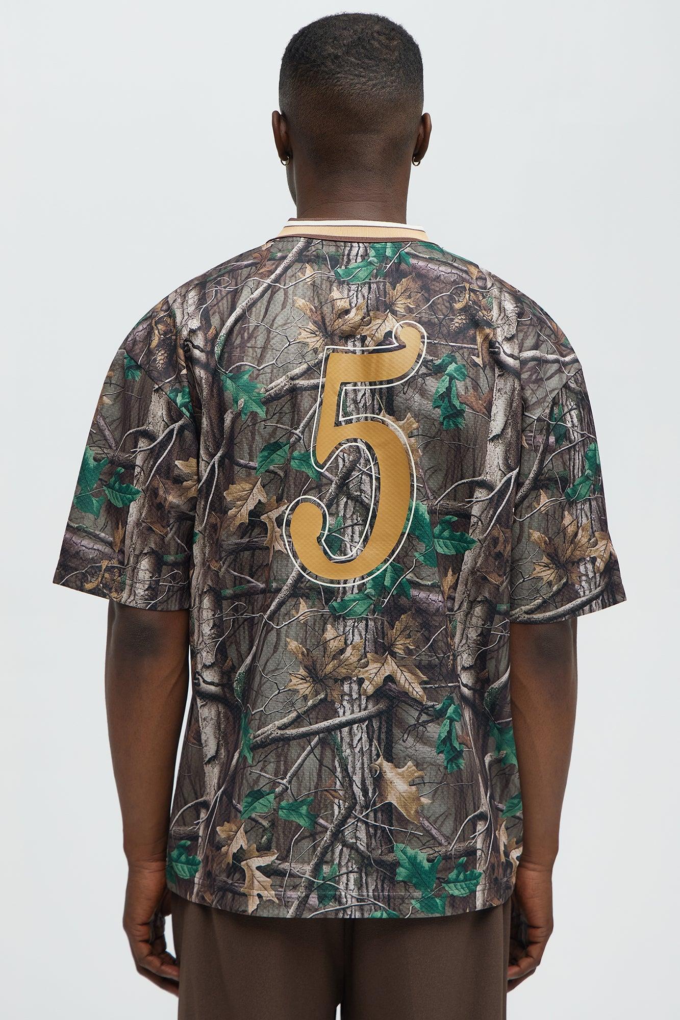 Camo Saints Short Sleeve Soccer Jersey - Camouflage Male Product Image