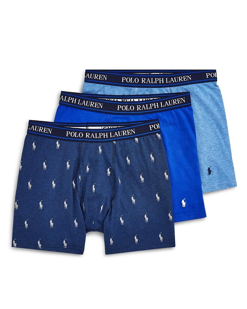 Polo Ralph Lauren Stretch Cotton Boxer Briefs - Pack of 3 Product Image