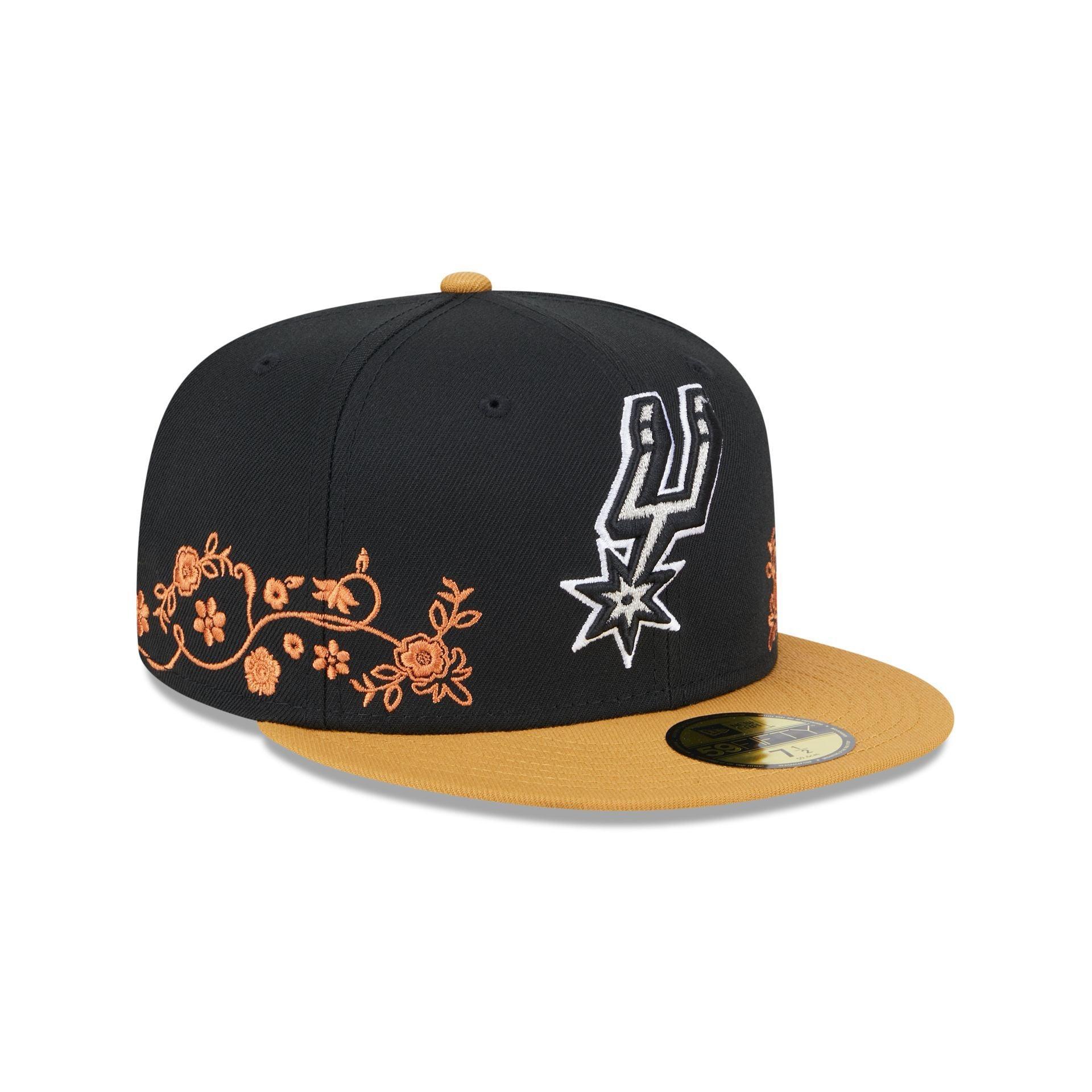 San Antonio Spurs Floral Vine 59FIFTY Fitted Hat Male Product Image