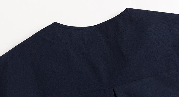 RT No. 826 V-NECK LINEN SHIRT Product Image