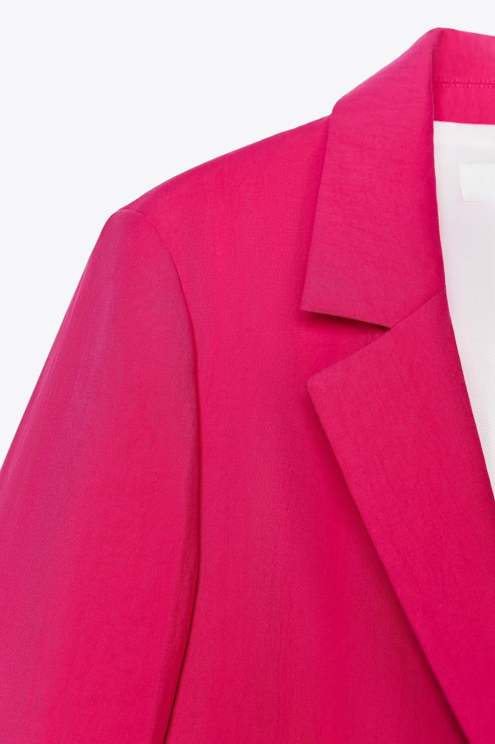 WRINKLED EFFECT BLAZER Product Image