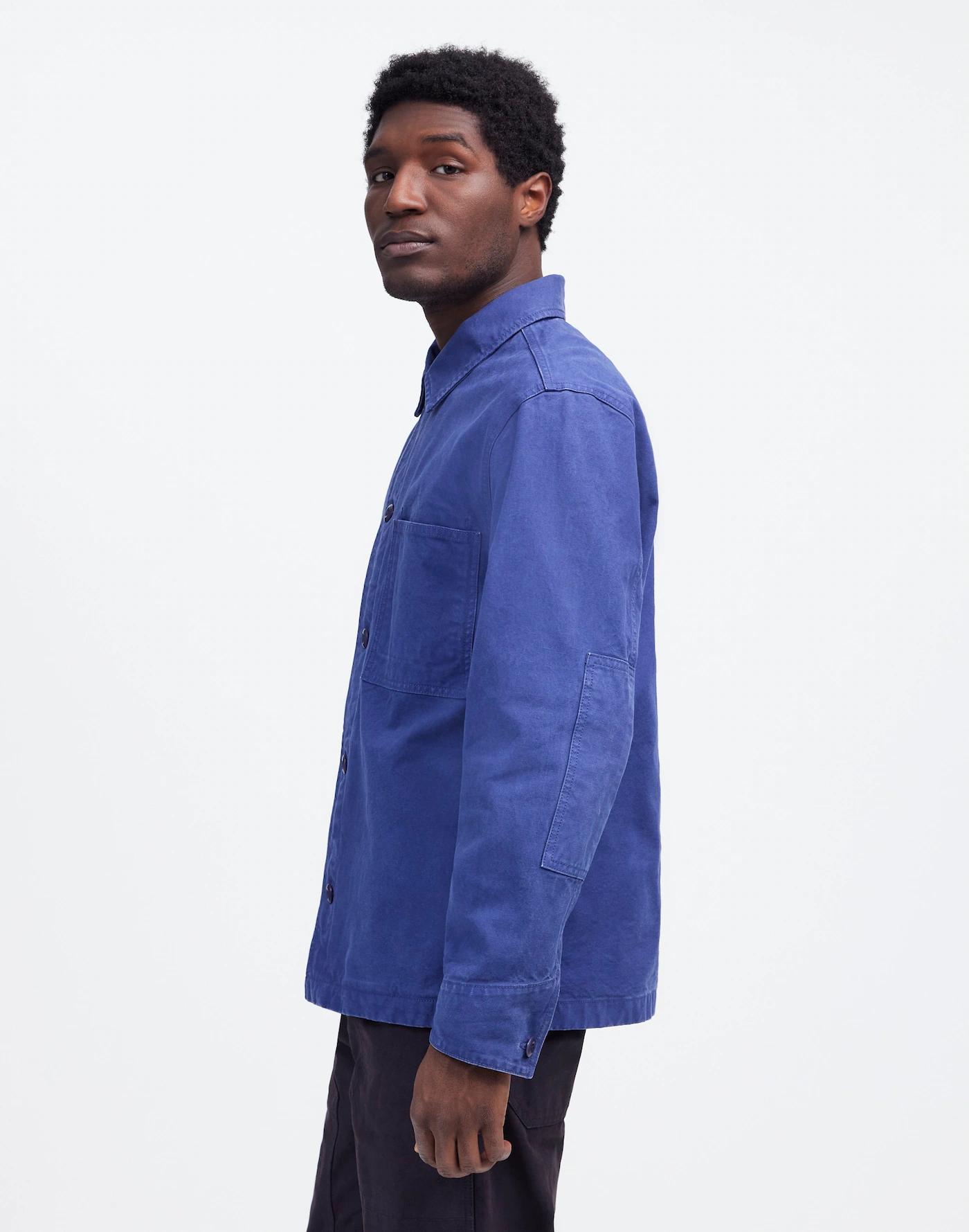 Overshirt in Garment-Dyed Canvas Product Image