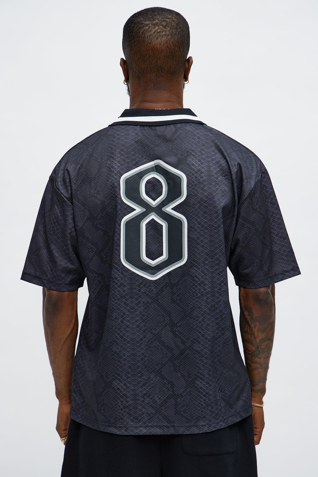 Snake LA Johnny Collar Soccer Jersey - Black/combo Product Image
