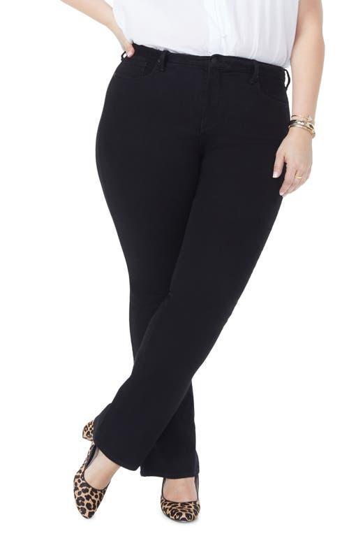Nydj Plus Barbara High Rise Bootcut Jeans in Black Product Image