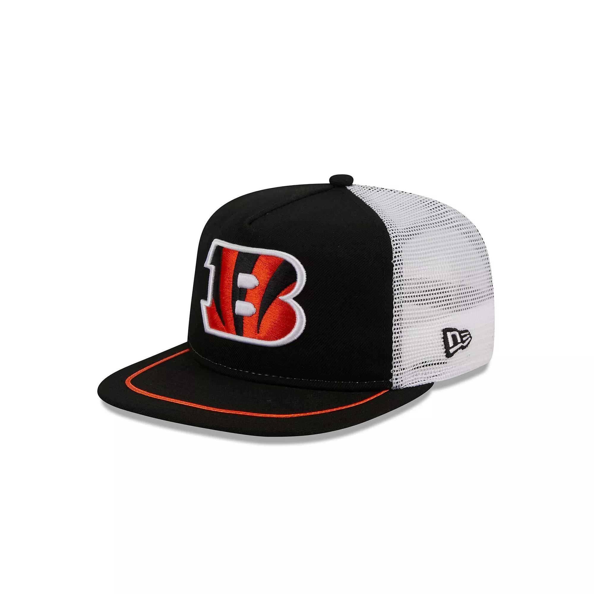 Mens New Era /White Cincinnati Bengals Original Classic Golfer Adjustable Hat Product Image