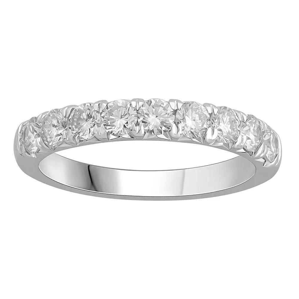 Platinum 1 Carat T.W. Diamond Anniversary Band, Women's, Size: 8, White Product Image