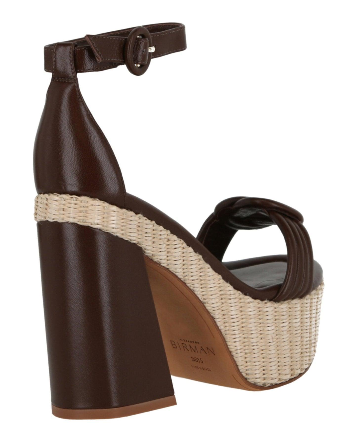 Alexandre Birman Vicky Ankle Wrap Platform Sandals Product Image