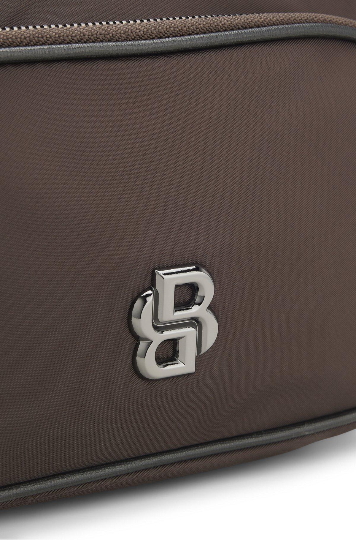 Twill crossbody bag with Double B monogram Product Image