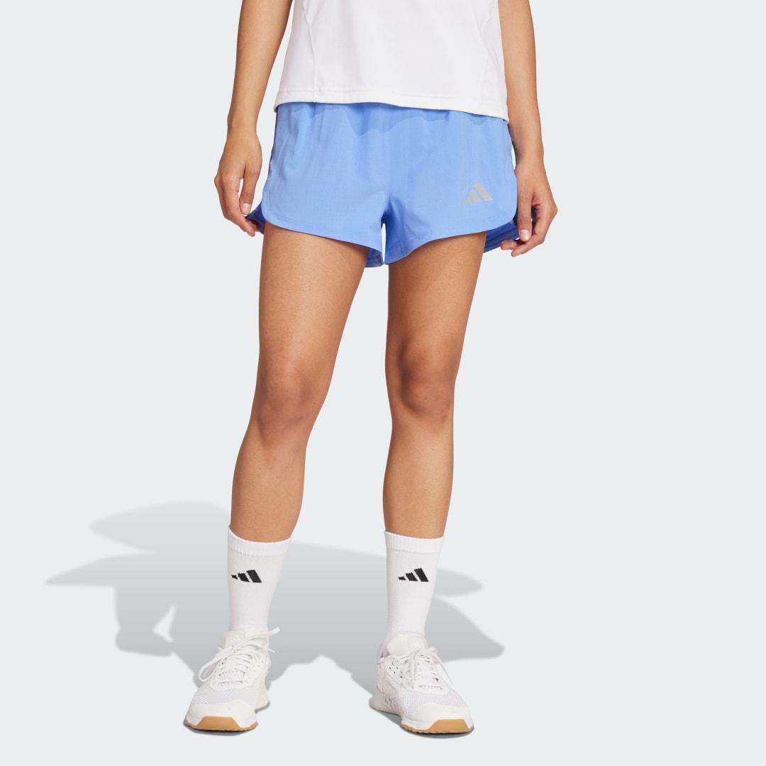 adidas Racer Pacer Woven Short Black L 5 Womens Product Image