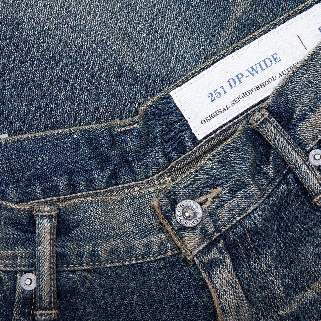 Savage Denim DP Wide Pants - Indigo Male Product Image