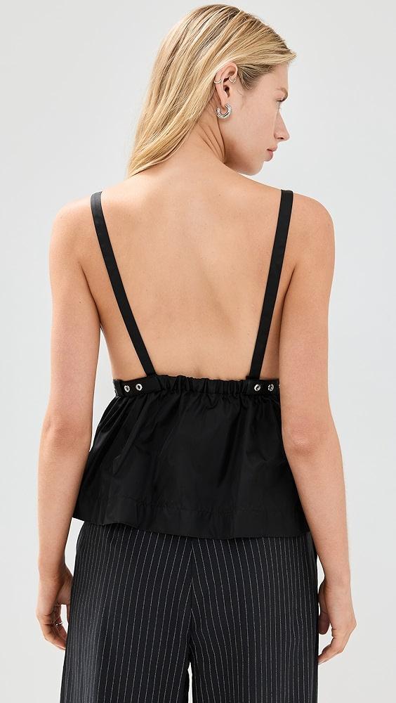 GANNI Duchesse Nylon Strap Top | Shopbop Product Image