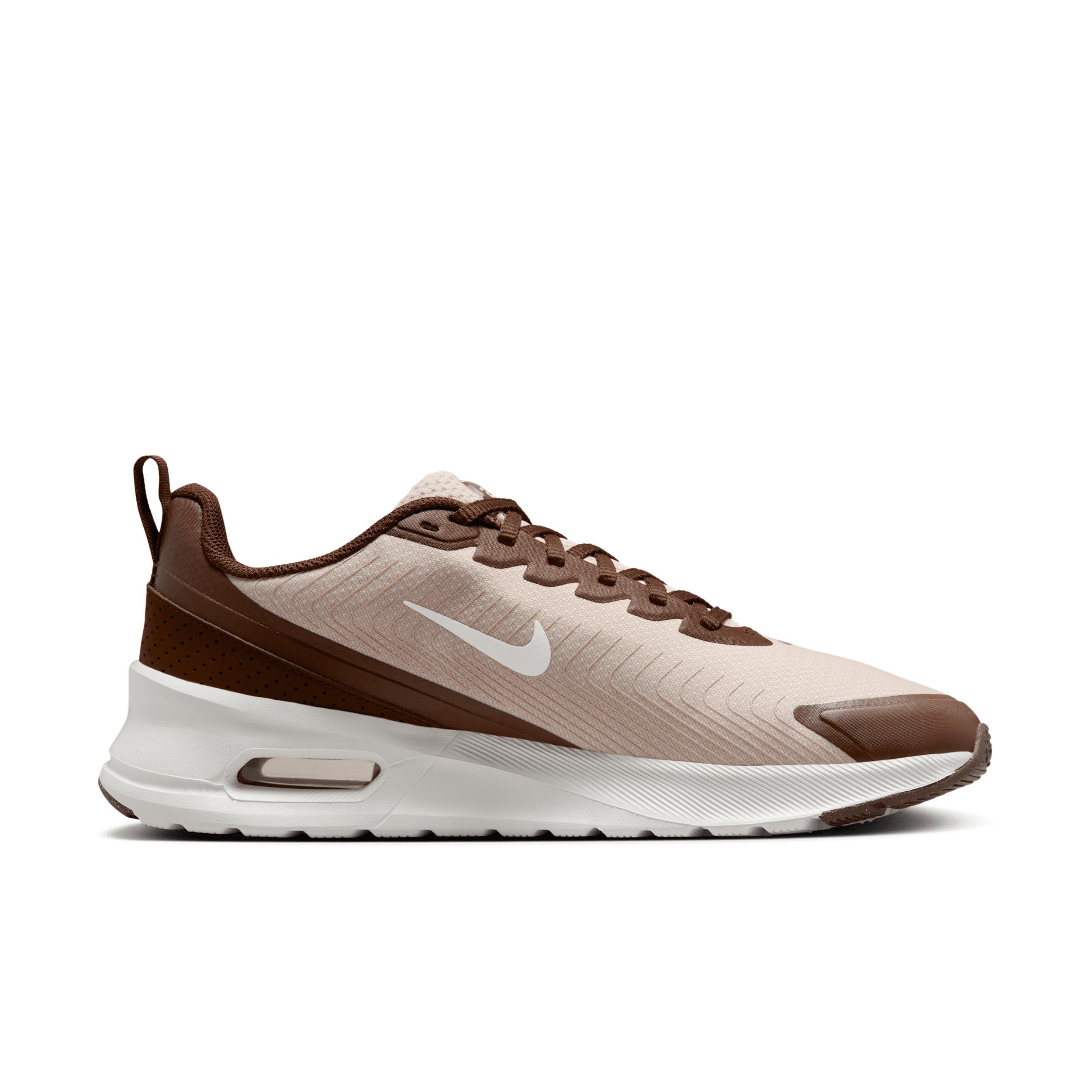 Nike Air Max Nuaxis Men's Running Shoes, Women's, Size: 7, Sanddrift Blue Cacao Product Image