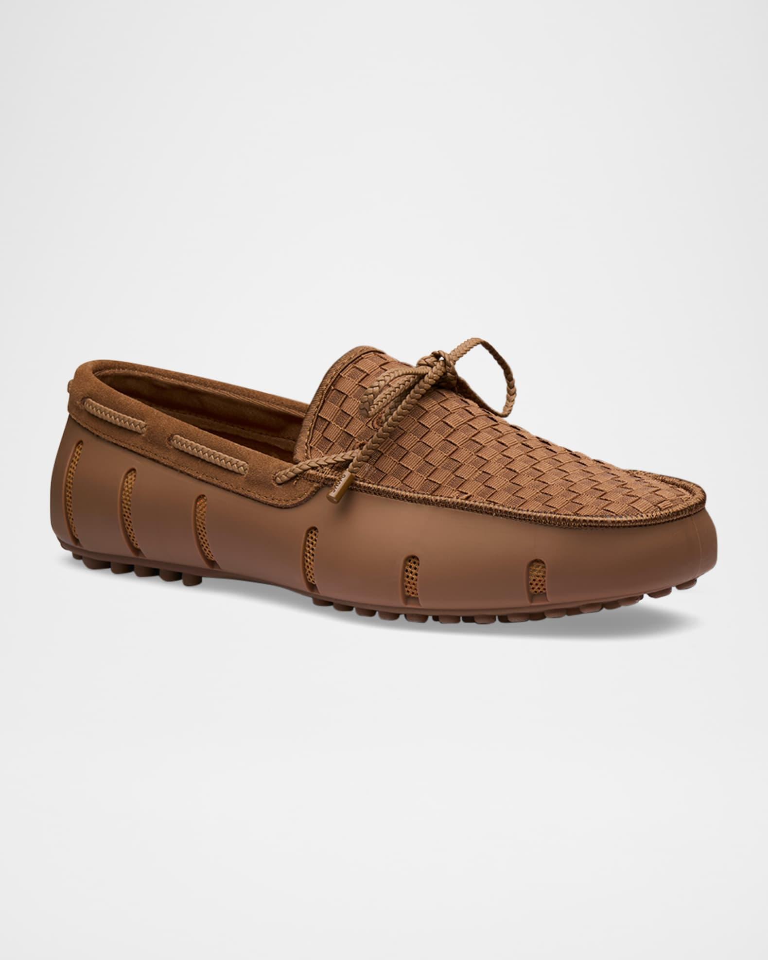 Men's Woven Textile and Suede Drivers Product Image