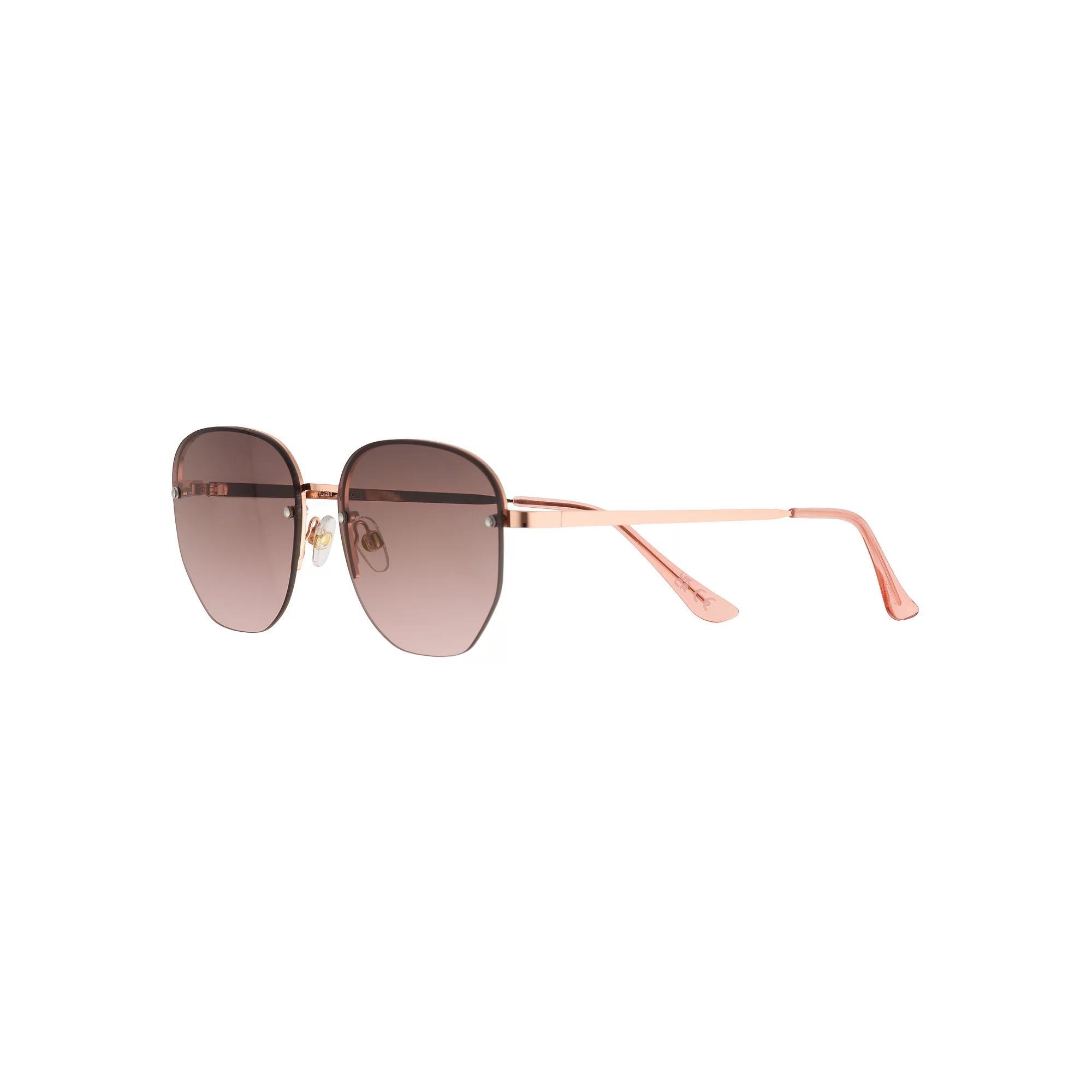 Womens Sonoma Goods For Life Metal 55mm Geometric Sunglasses Product Image