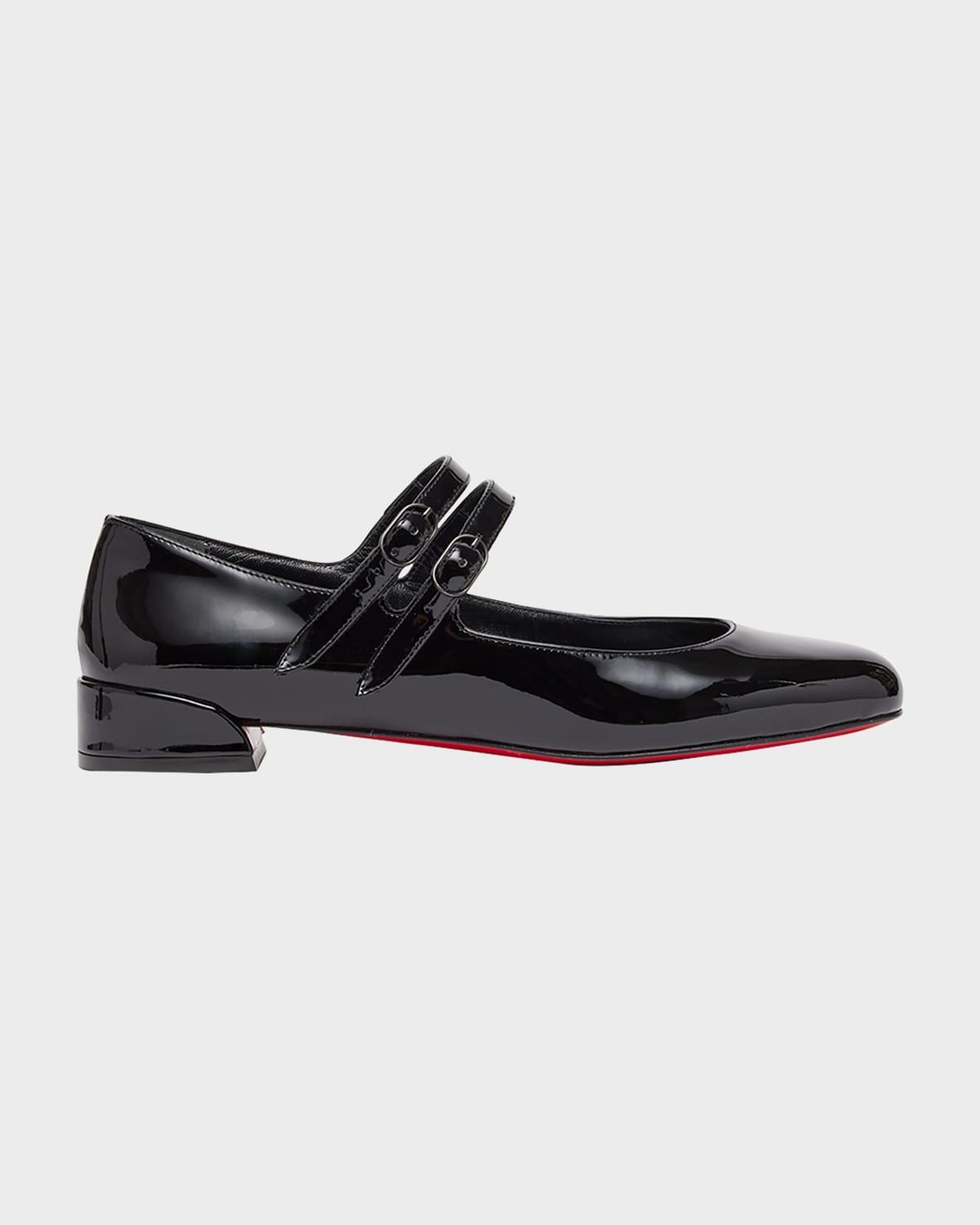Sweet Jane Patent Red Sole Ballerina Flats Product Image
