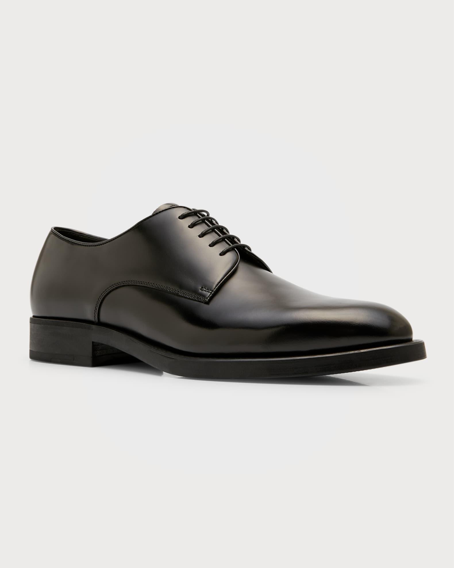 Men's Formal Leather Derby Shoes Product Image