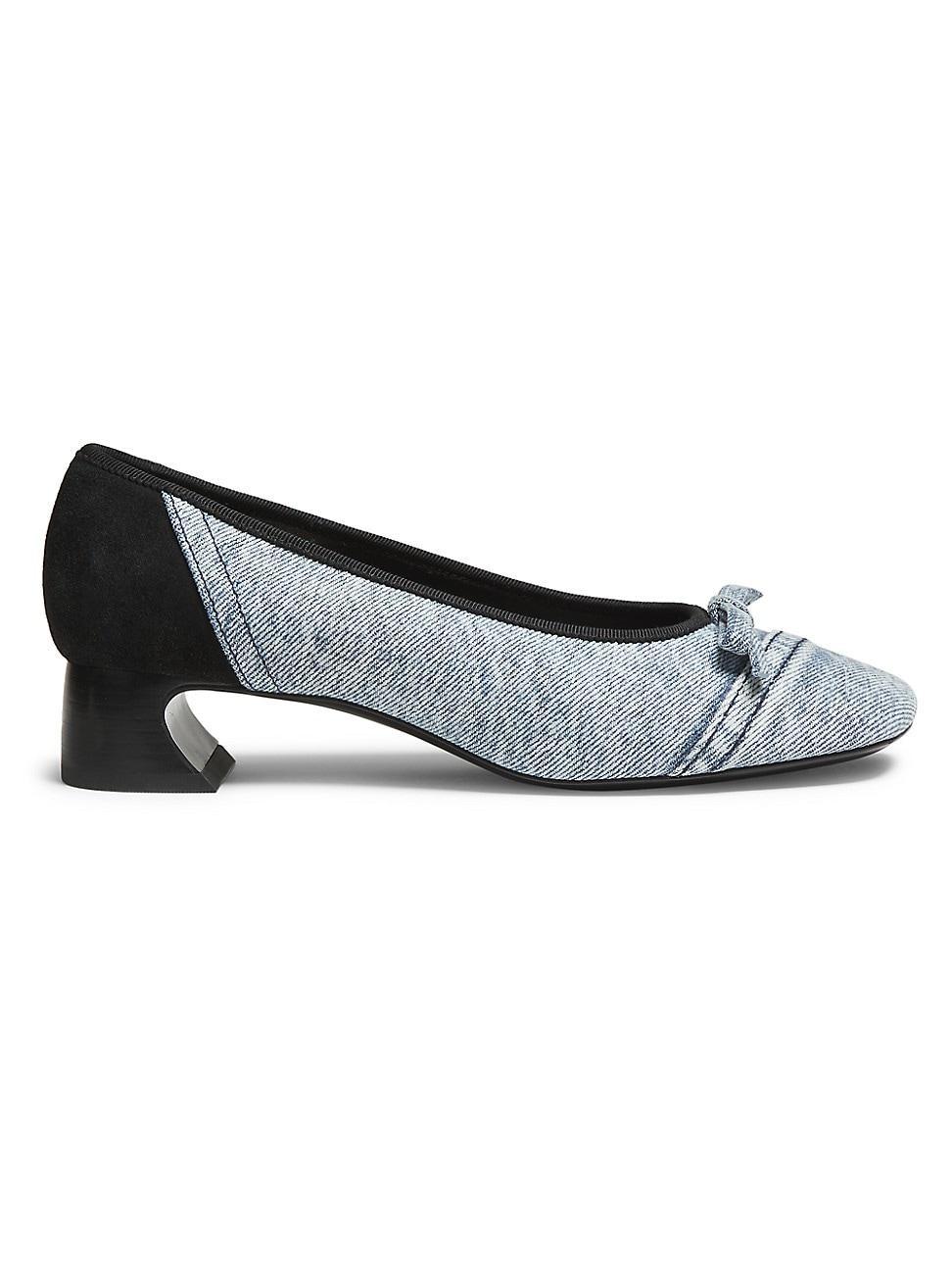 Womens Soft Ballerina Crescent Pumps Product Image