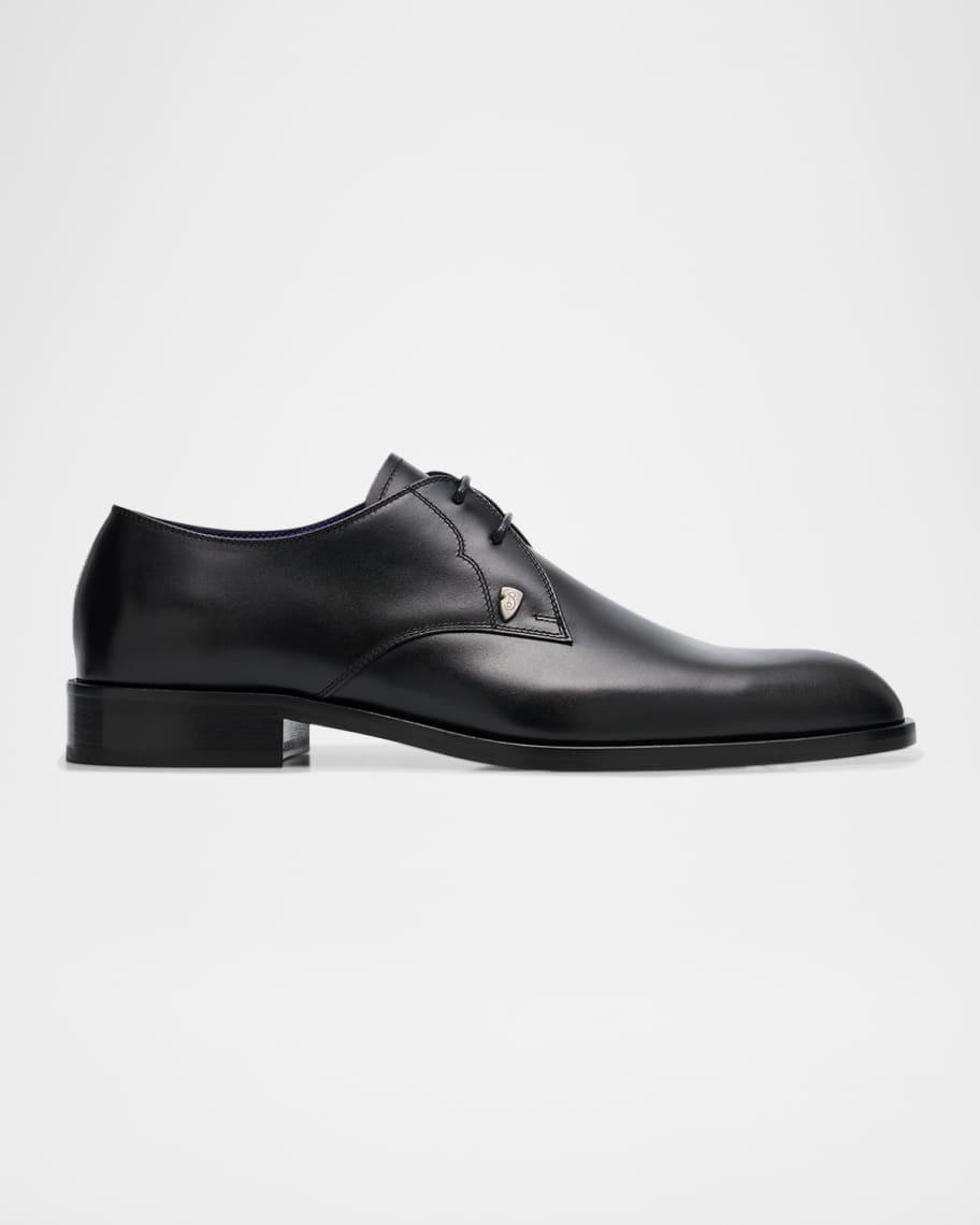 Mens Carlyle B-Shield Leather Derby Shoes Product Image
