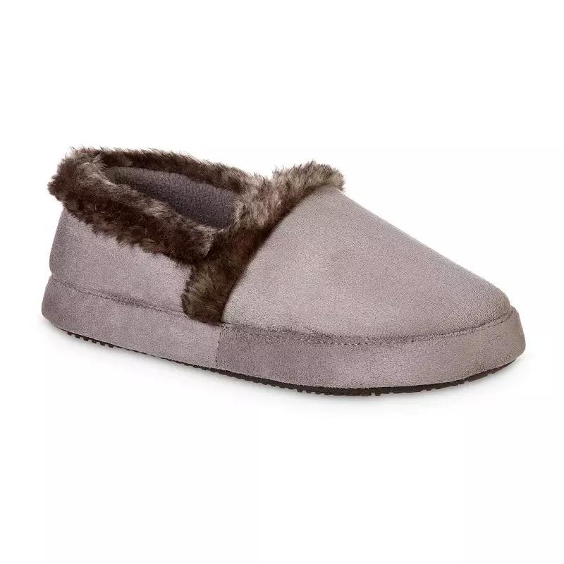 Women's Isotoner Closed Back Slippers, Size: Small, Red Product Image