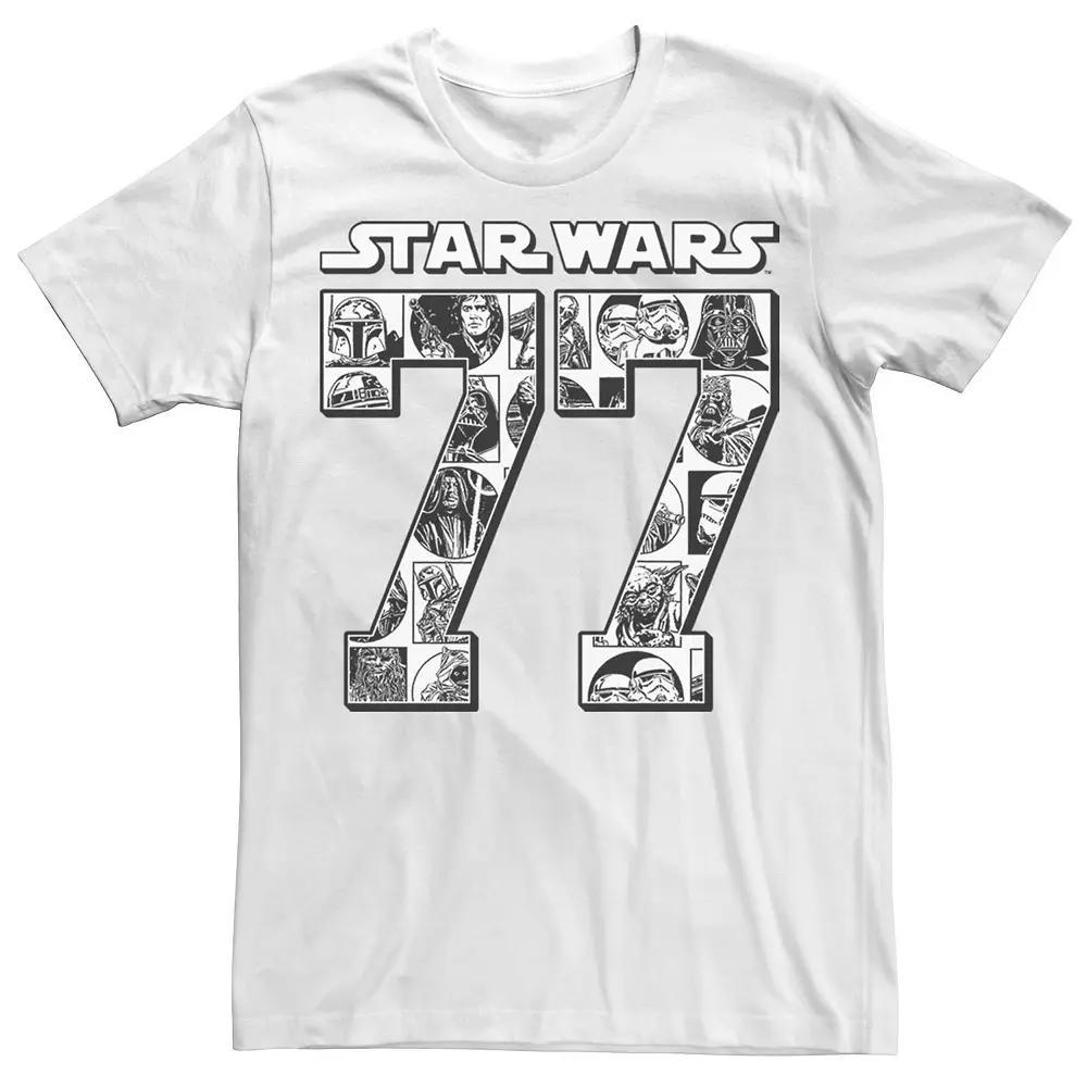 Men's Star Wars '77 Scene Tee, Size: 3XL, White Product Image