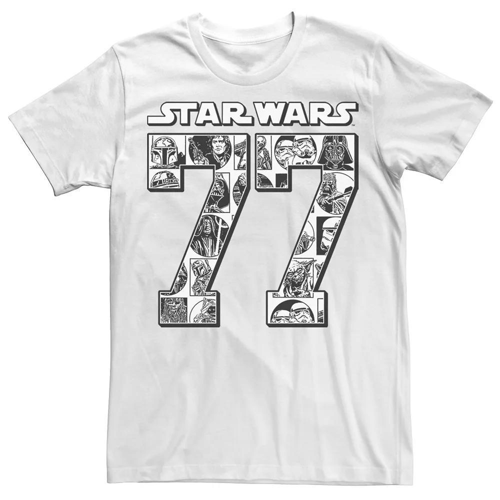 Men's Star Wars '77 Scene Tee, Size: 3XL, White Product Image