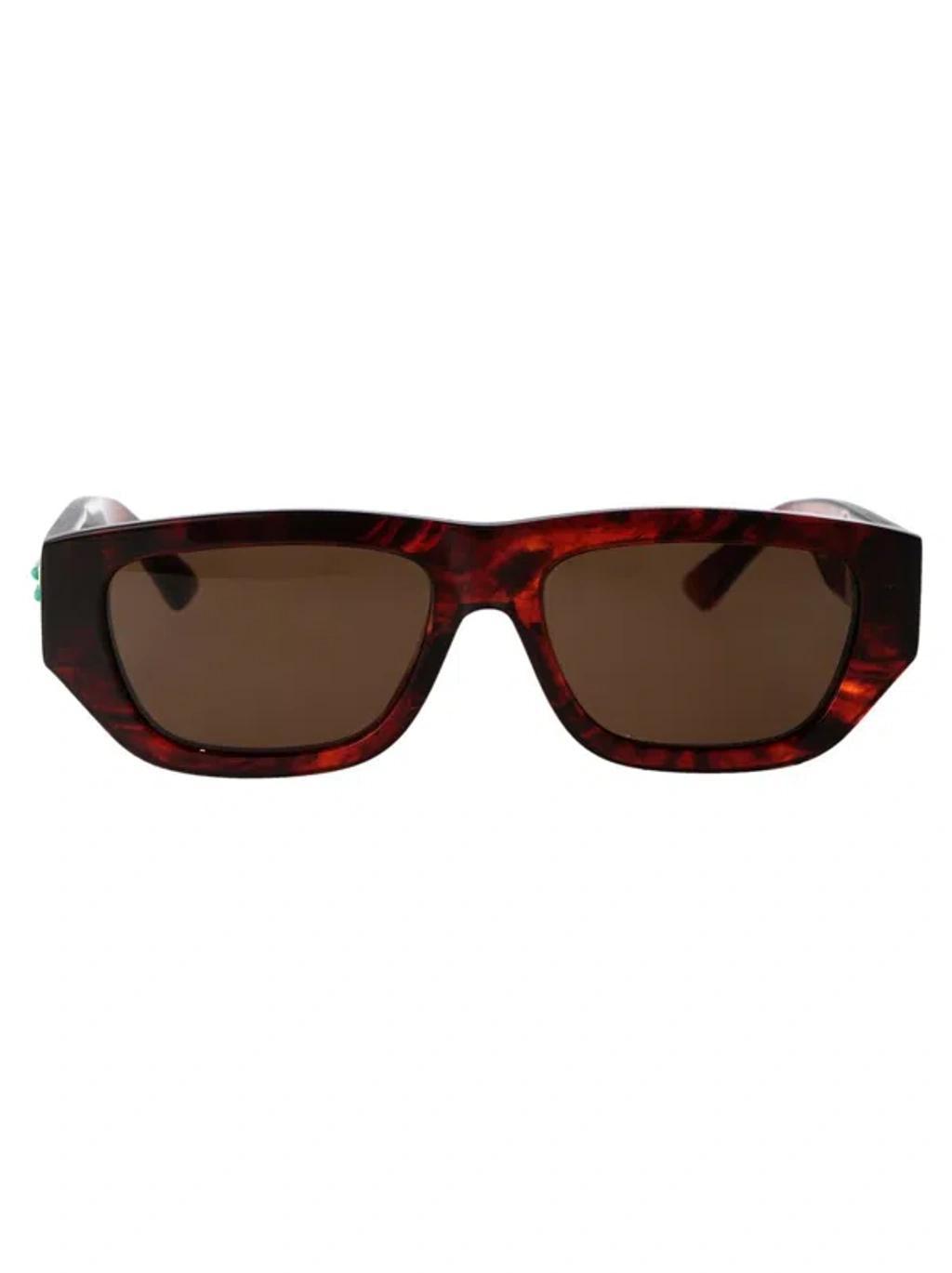 BOTTEGA VENETA Tortoiseshell Bolt Sunglasses In Brown Product Image