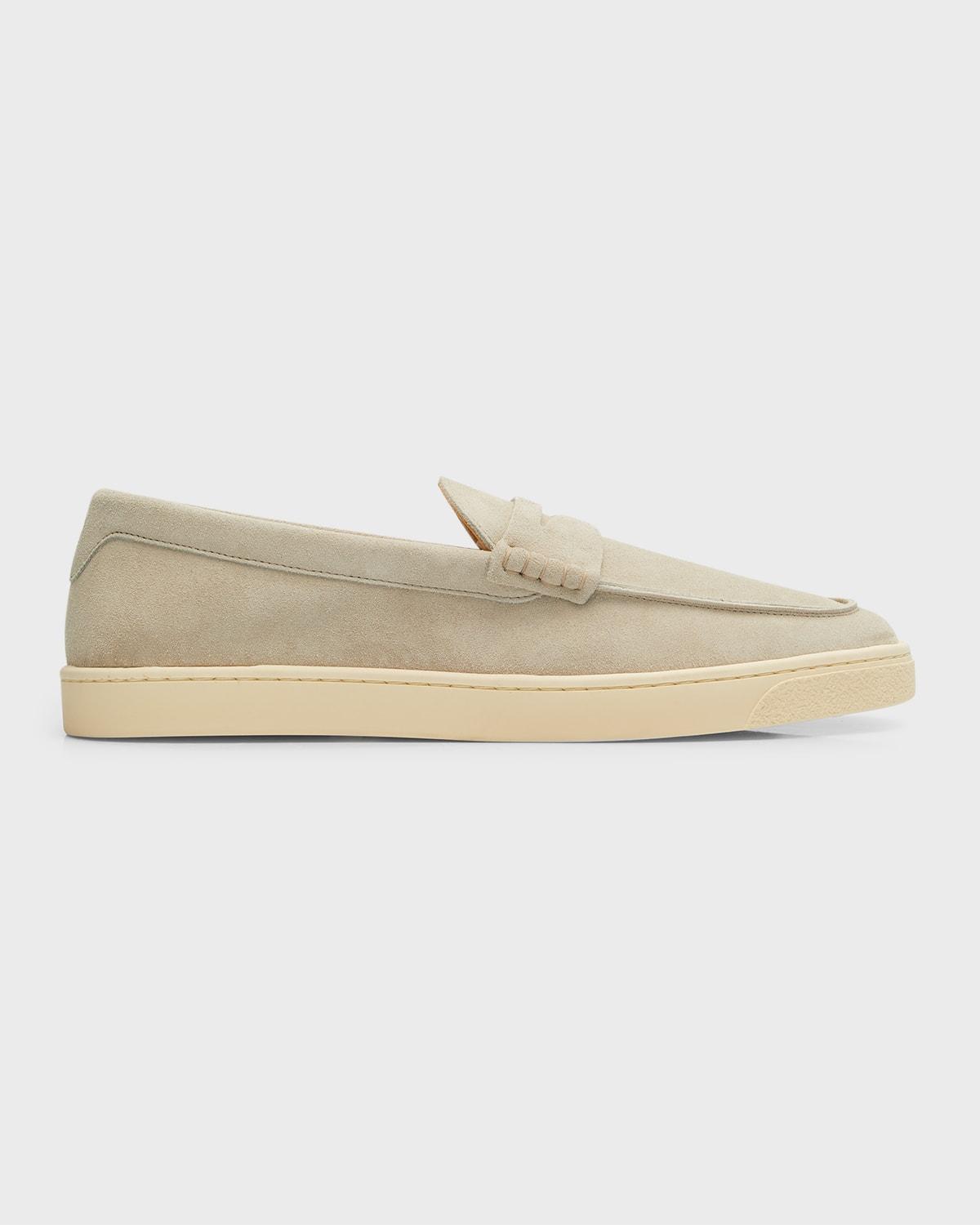 Men's Suede Hybrid Moccasin Loafers Product Image