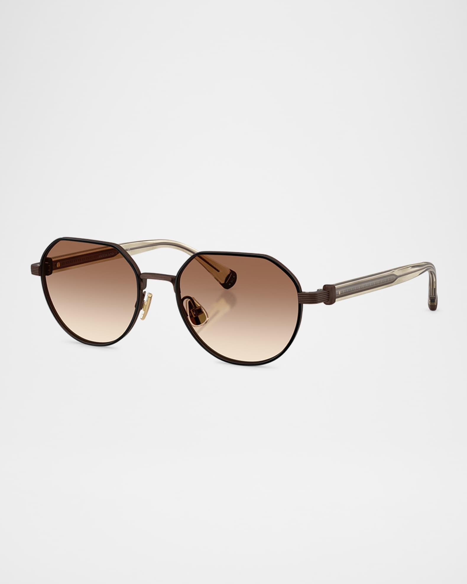 BC1007T Round Titanium Sunglasses Product Image