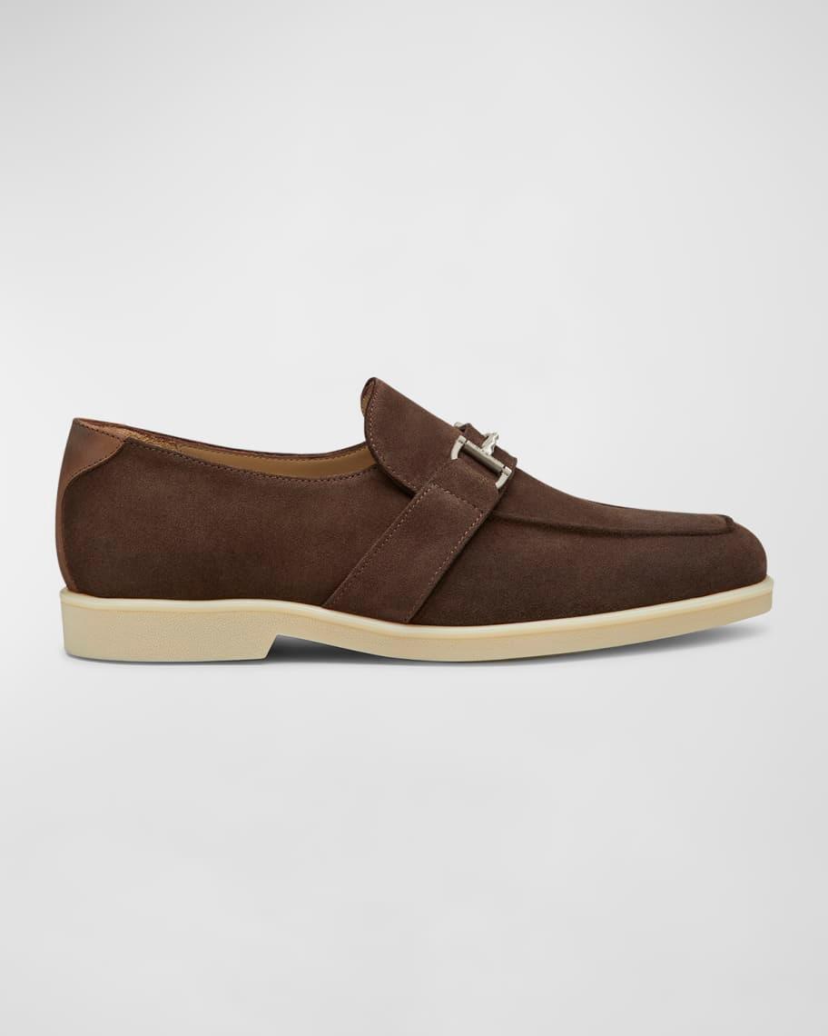 Men's Aurelio Nubuck Twisted Bit Loafers Product Image