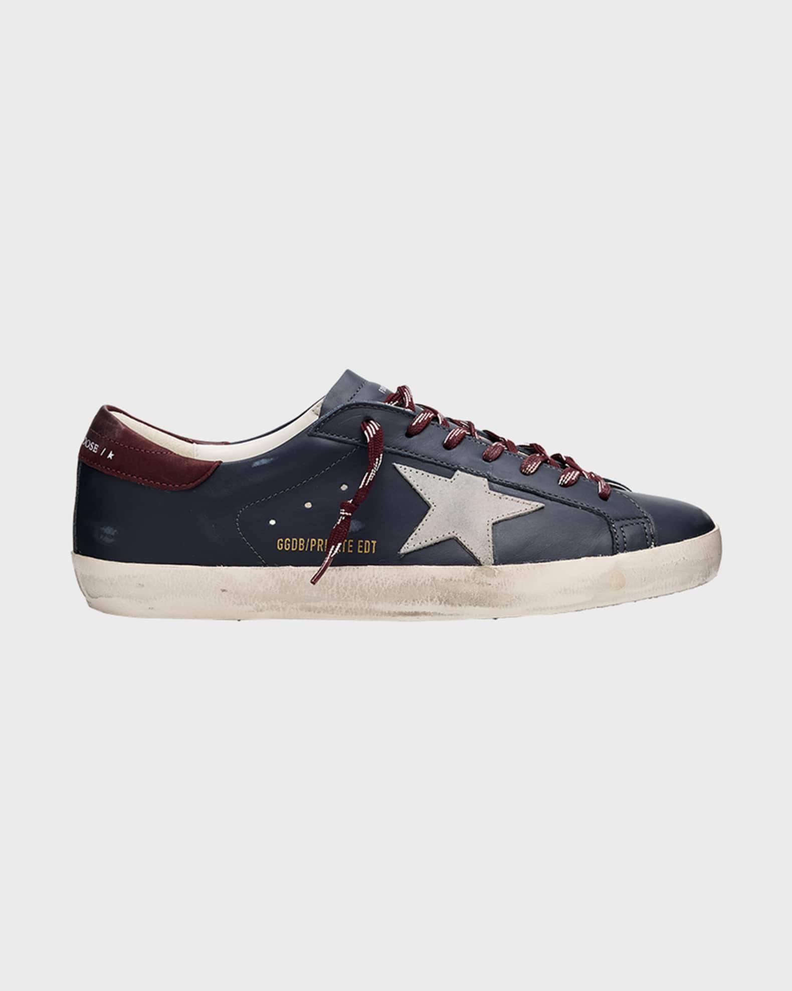 Mens Superstar Leather Low-Top Sneakers Product Image