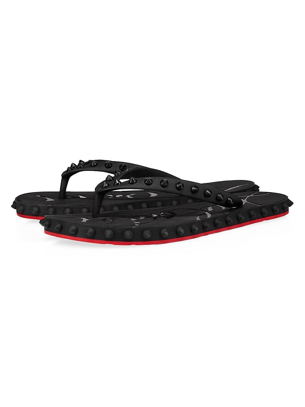 Loubi Donna Spike Red Sole Flip Flops Product Image