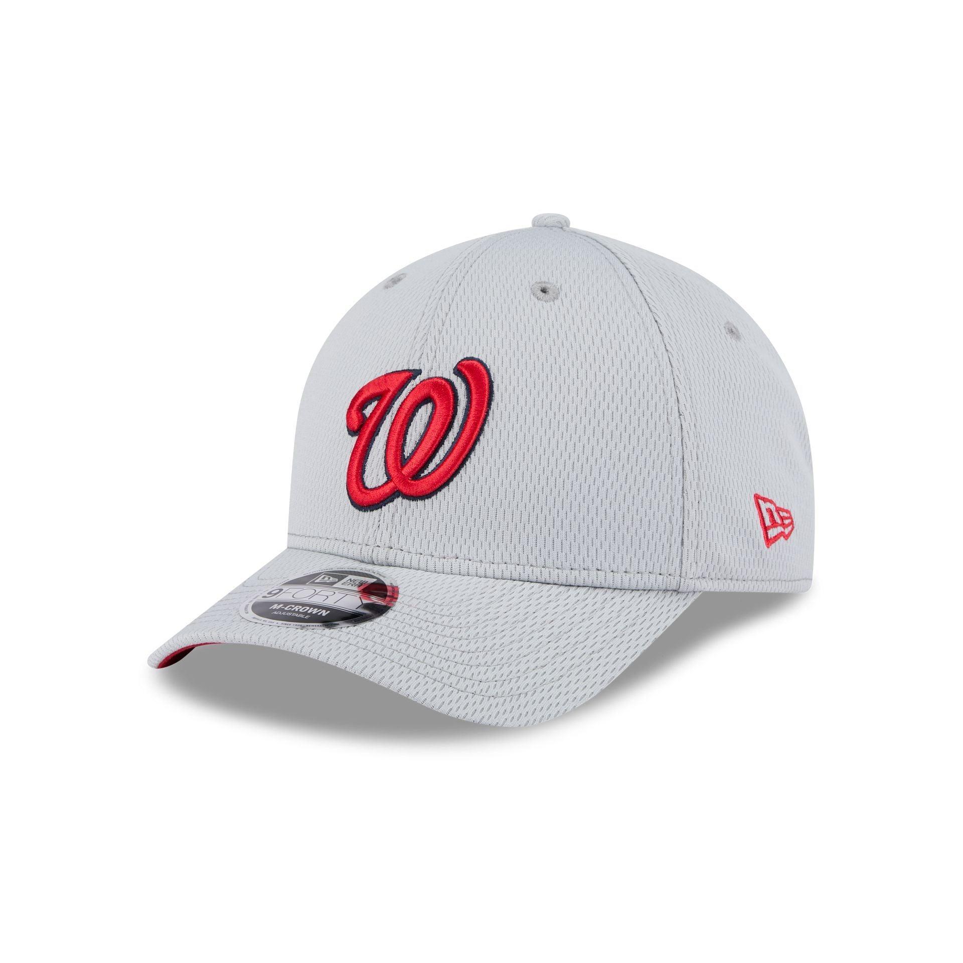 Washington Nationals 2025 Clubhouse Gray 9FORTY M-Crown Snapback Hat Male Product Image