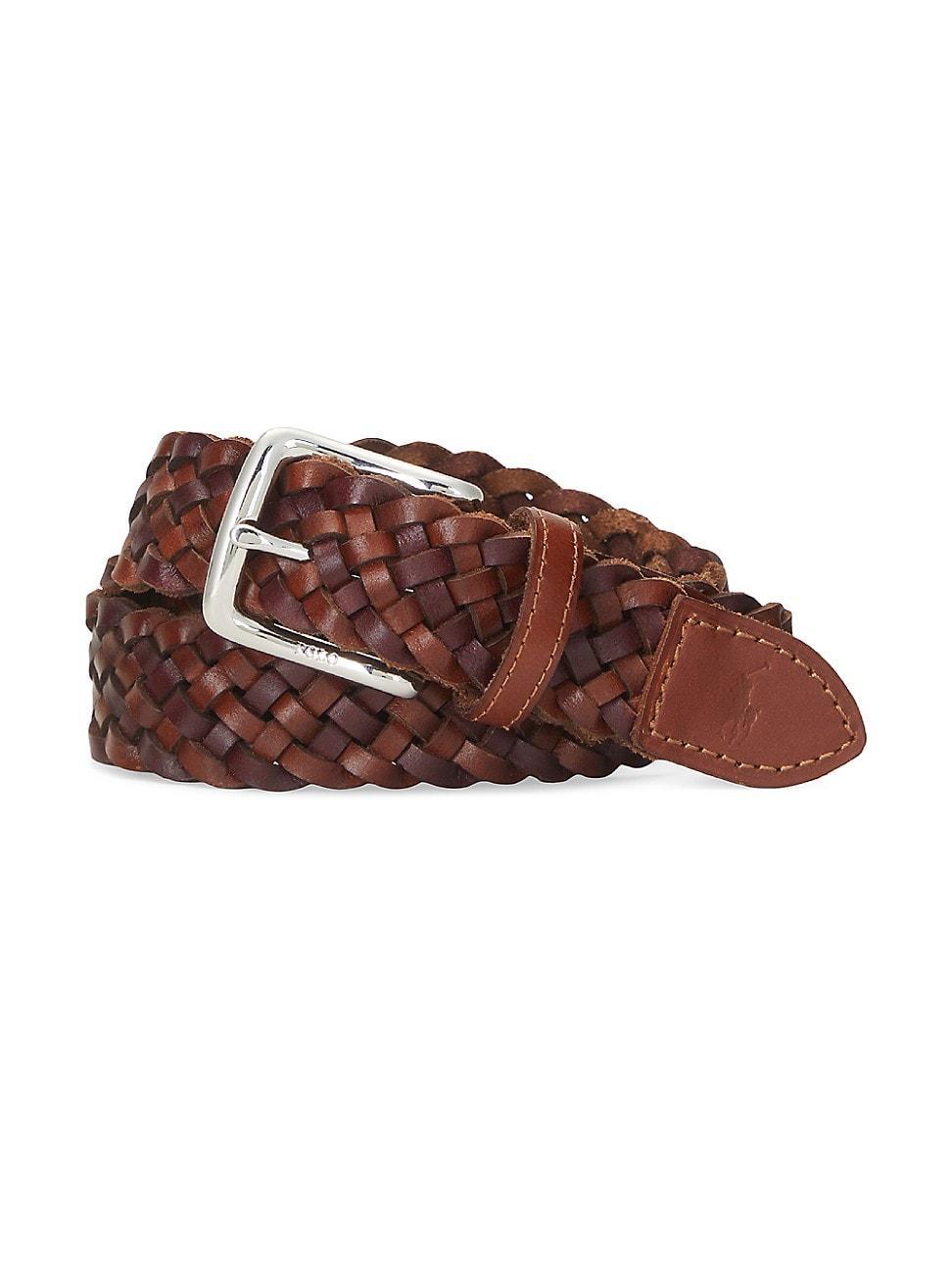 Polo Ralph Lauren Braided Leather Belt Product Image