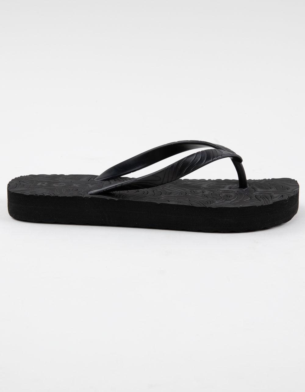 ROXY Beach Up Womens Thong Sandals - BLACK Product Image