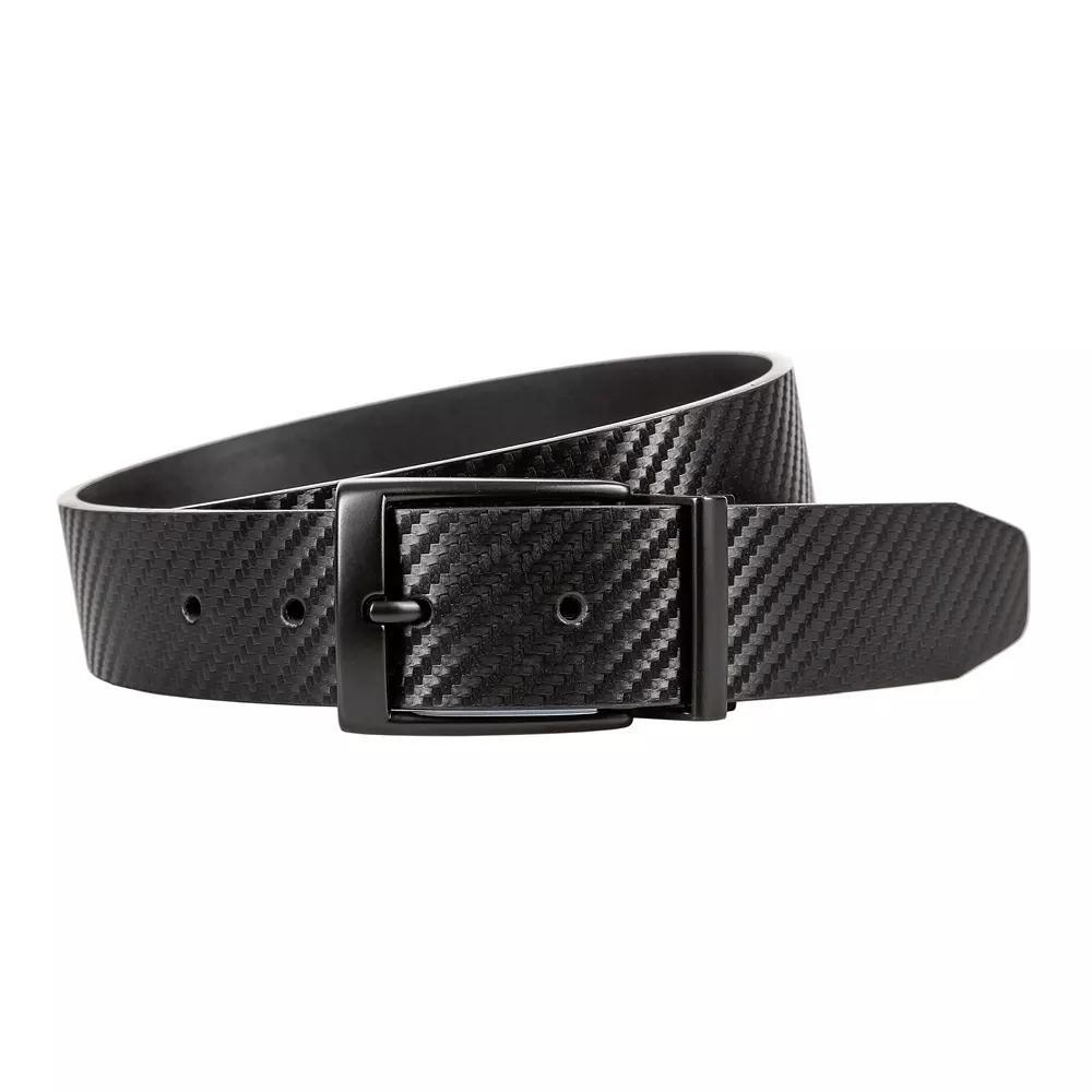 Men's Nike Carbon Fiber Texture Reversible Belt, Size: XL, Black Product Image