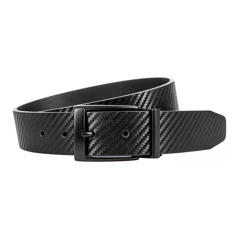 Men's Nike Carbon Fiber Texture Reversible Belt, Size: XL, Black Product Image