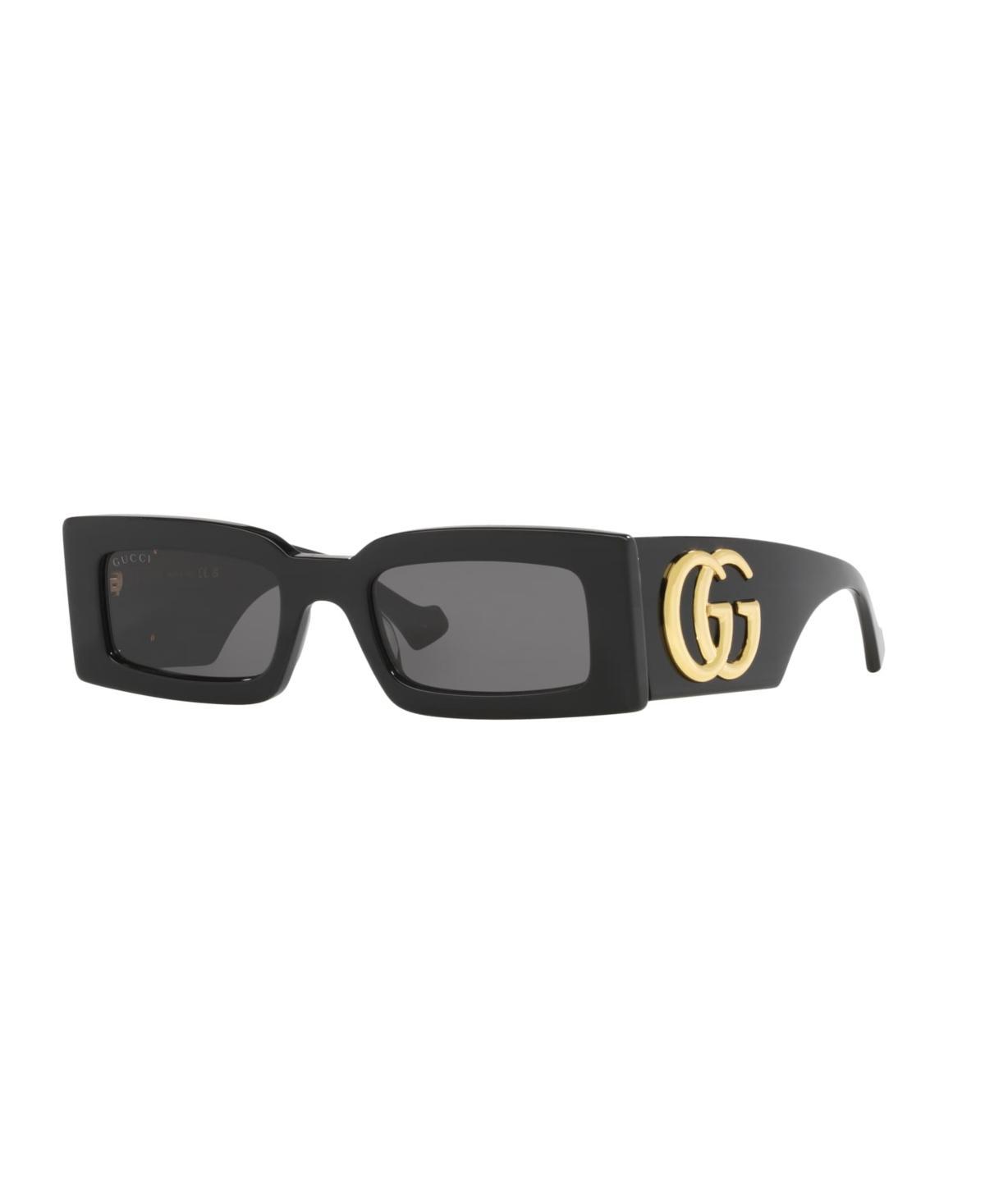 Geometric Acetate Rectangle Sunglasses Product Image