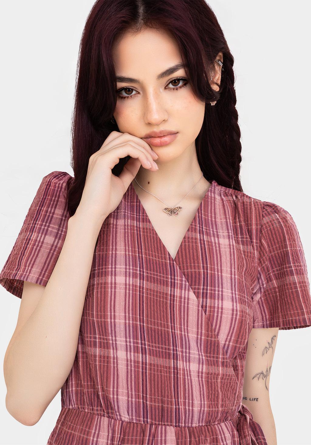 Zorina Cotton Tie Wrap Playsuit Product Image