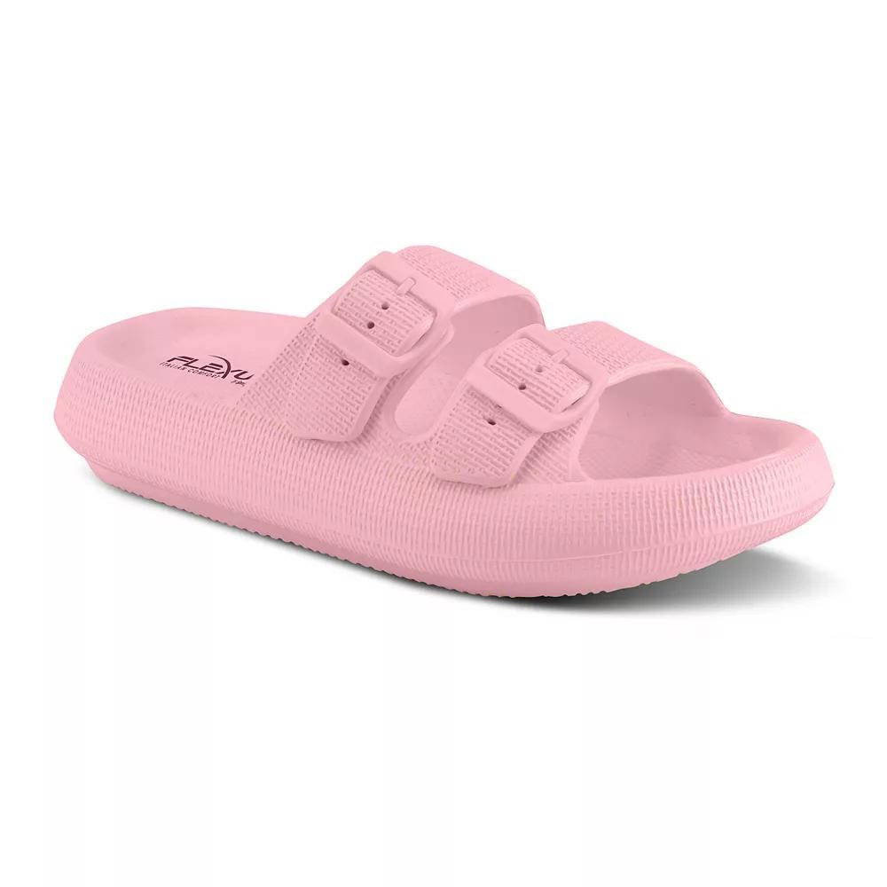 Flexus by Spring Step Bubbles Women's Slide Sandals, Size: 7, Light Pink Product Image