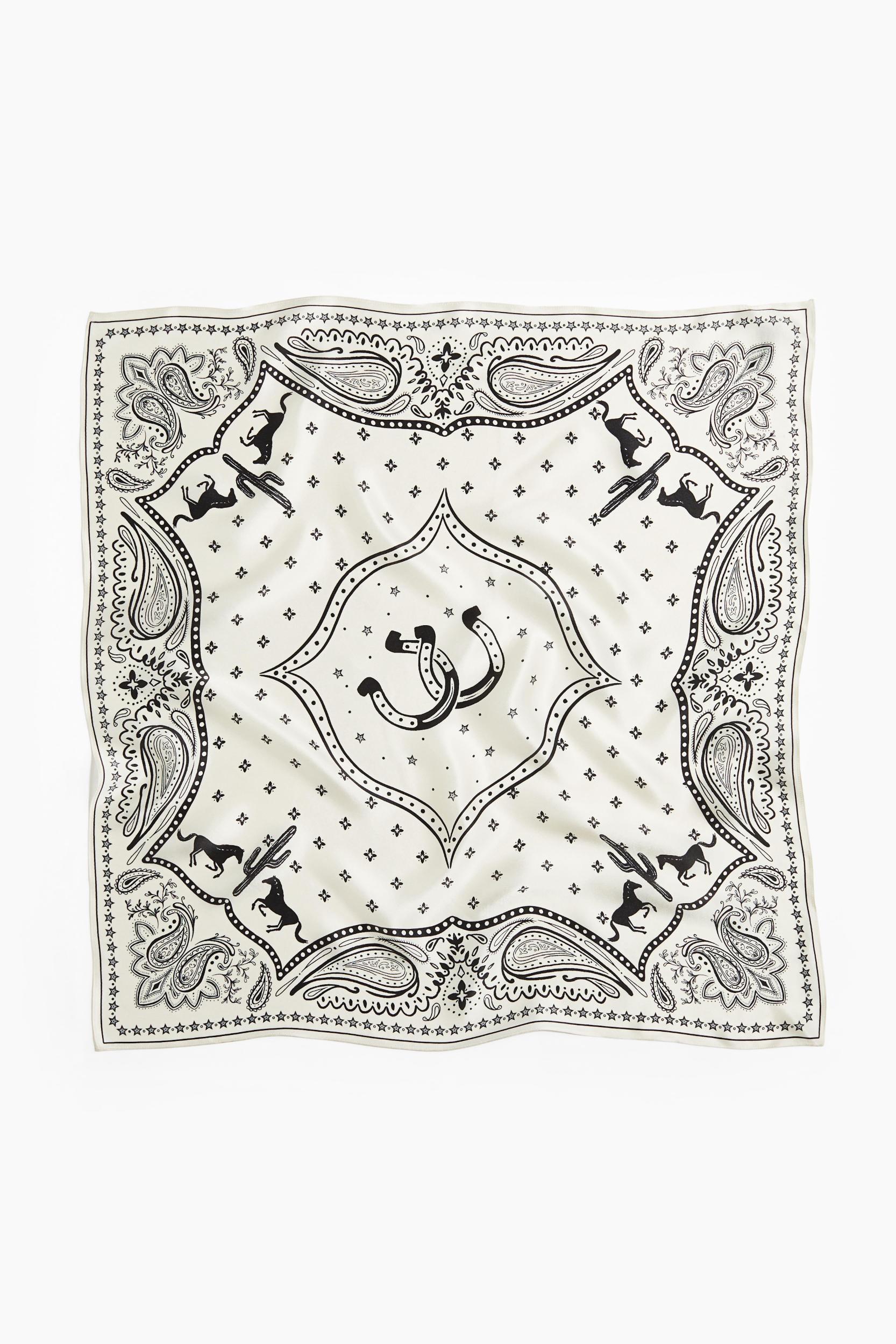 Printed Silk Scarf Product Image